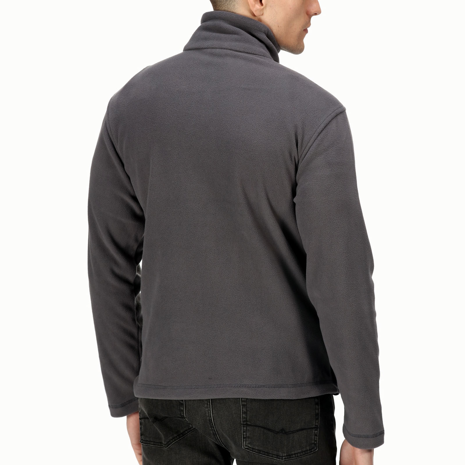 Regatta Professional Mens Micro Zip Warm Outdoor Full Zip Fleece Jacket - Picture 7 of 9