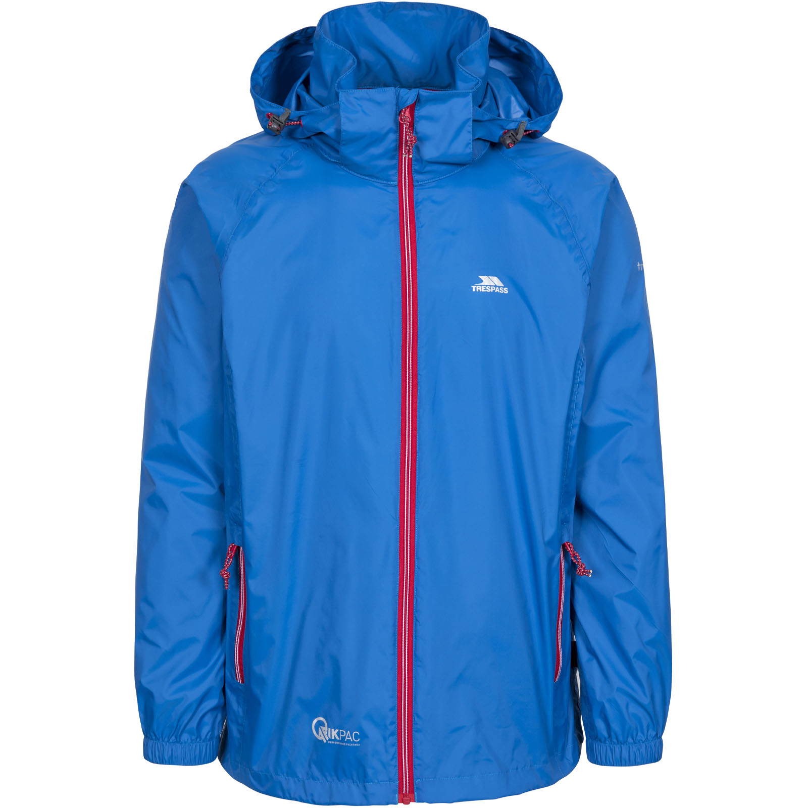 Trespass Mens Quikpac Waterproof Breathable Hooded Packable Jacket Coat - Picture 6 of 17