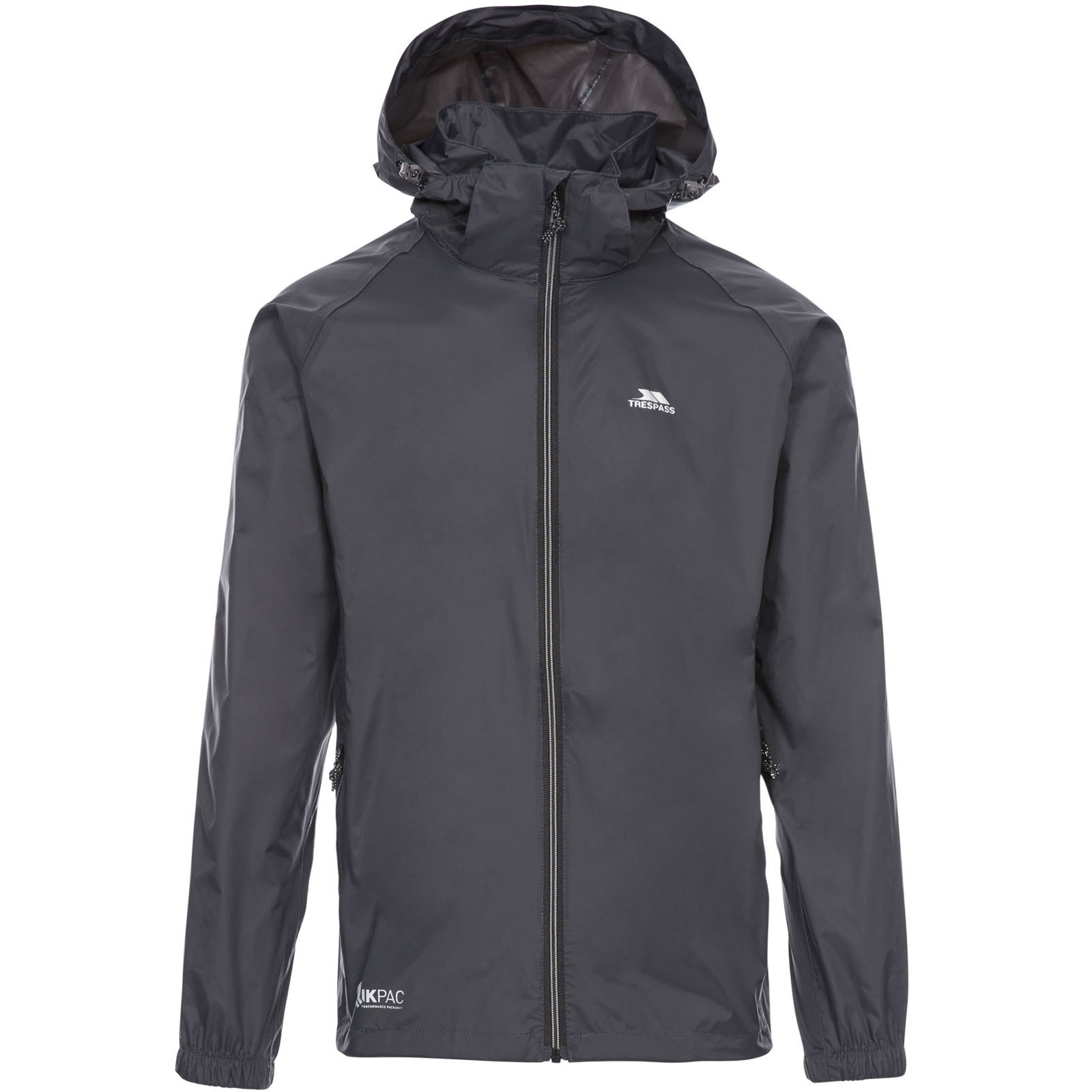 Trespass Mens Quikpac Waterproof Breathable Hooded Packable Jacket Coat - Picture 9 of 17
