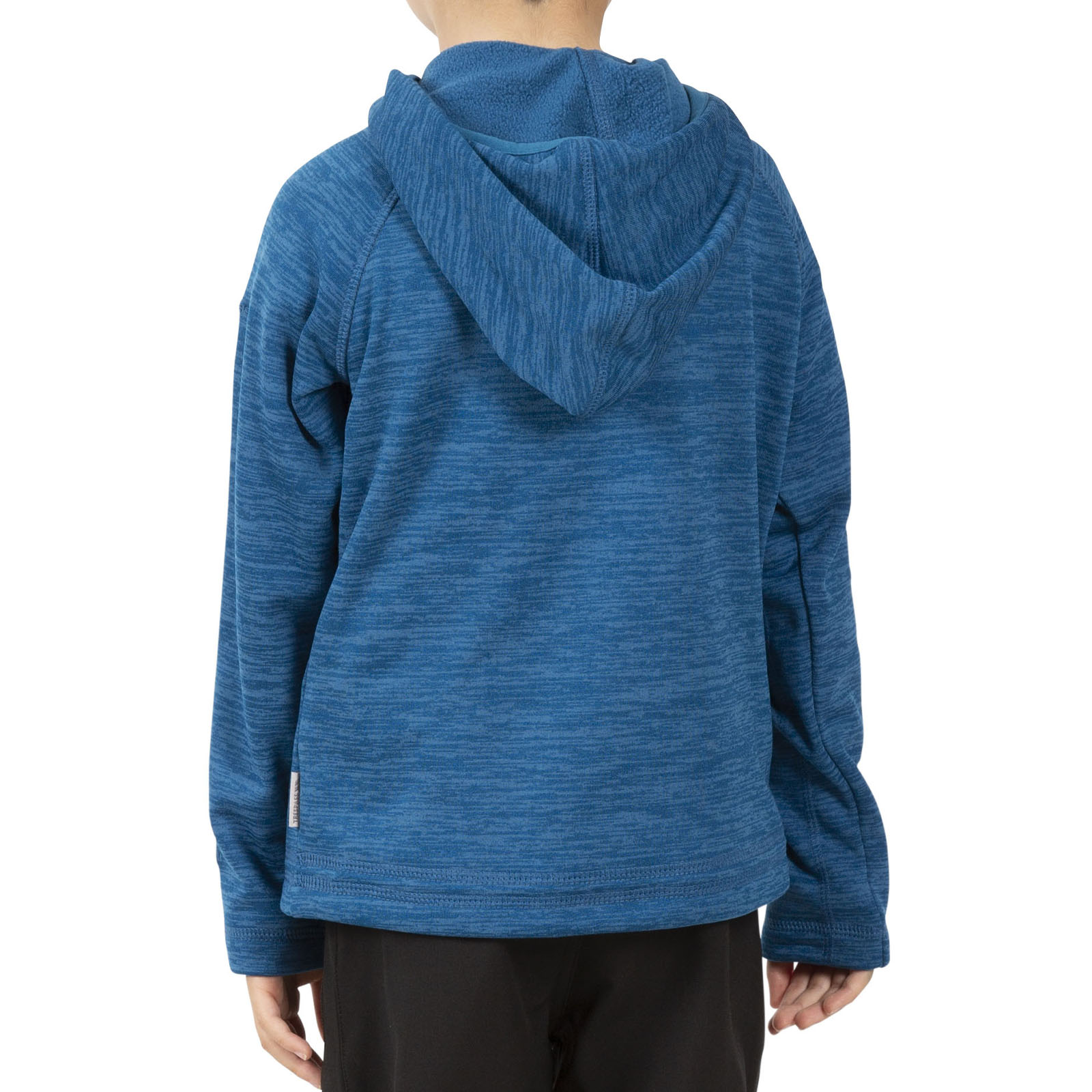 Trespass Kids Gladder Half Zip Hooded Warm Winter Pullover Fleece Jumper - Picture 7 of 9