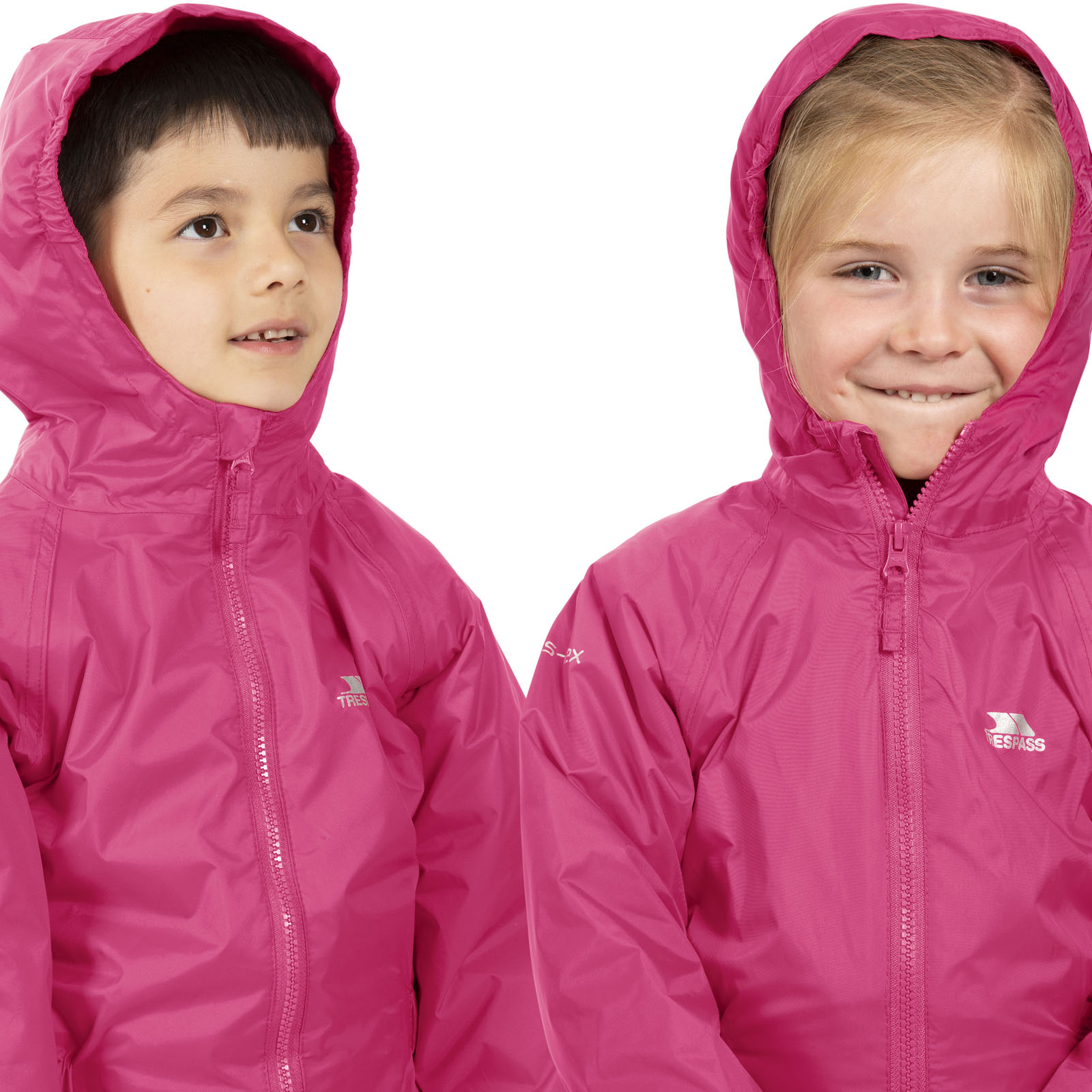 Trespass Kids Youths Dripdrop Padded Waterproof Outdoor Puddle Suit Rain Suit - Picture 9 of 23
