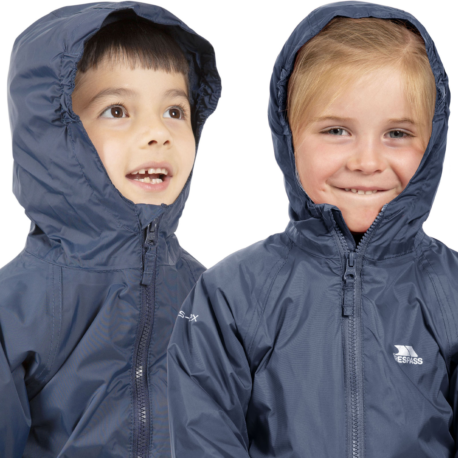 Trespass Kids Youths Dripdrop Padded Waterproof Outdoor Puddle Suit Rain Suit - Picture 12 of 23