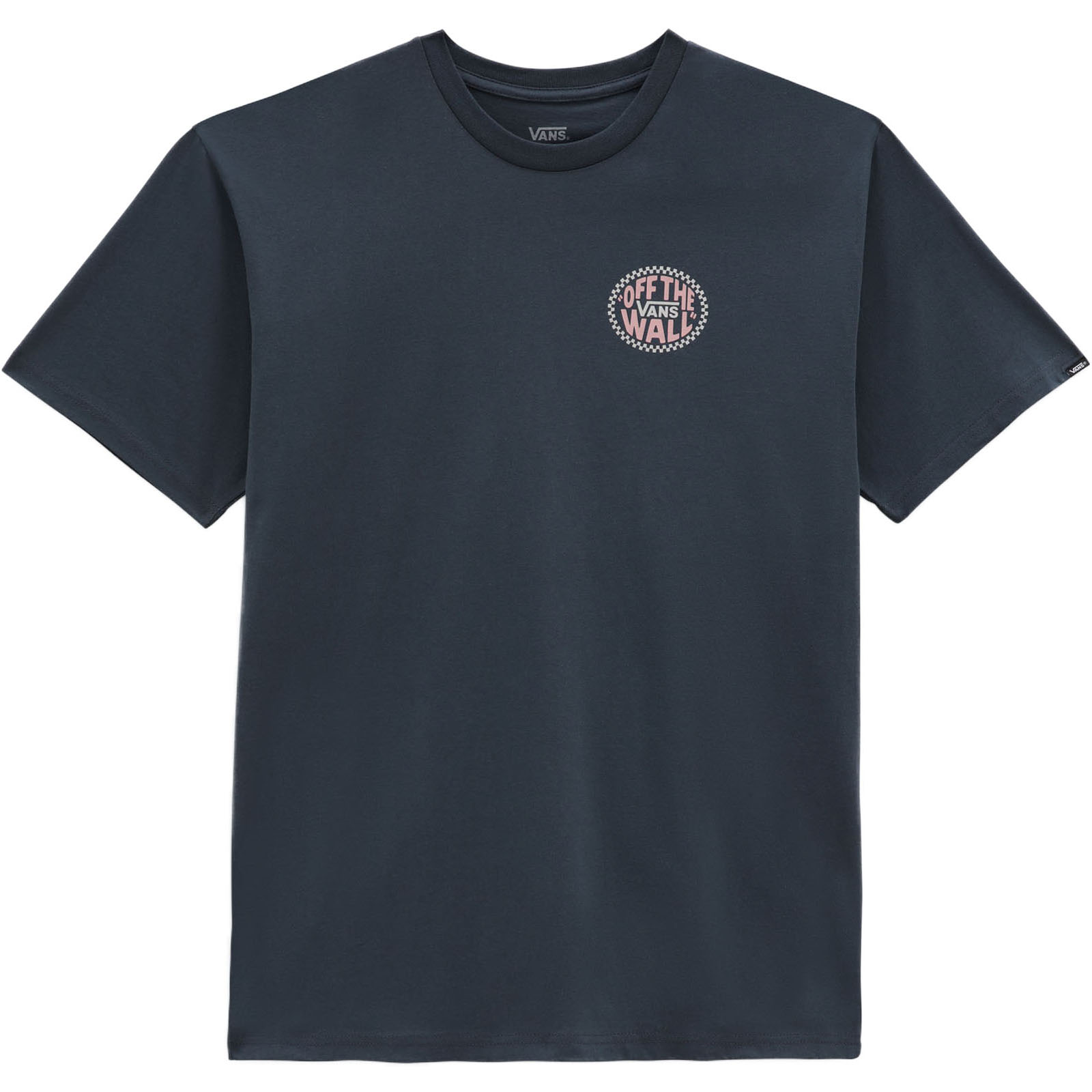 Vans Mens Insider Short Sleeve Crew Neck Large Logo Cotton T-Shirt Top Tee - Picture 4 of 5