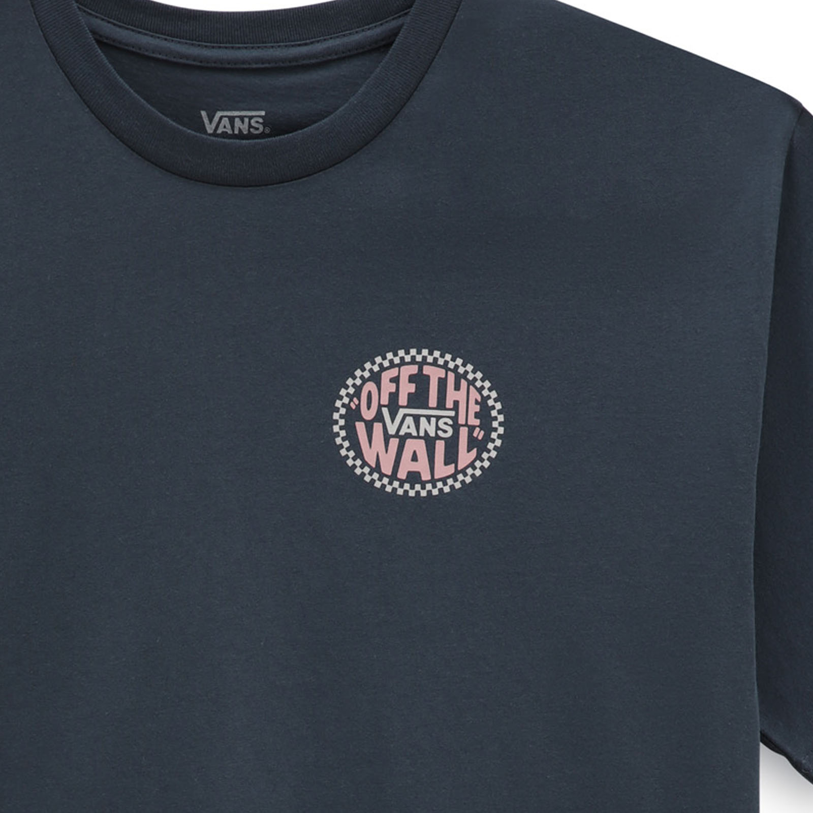 Vans Mens Insider Short Sleeve Crew Neck Large Logo Cotton T-Shirt Top Tee - Picture 5 of 5