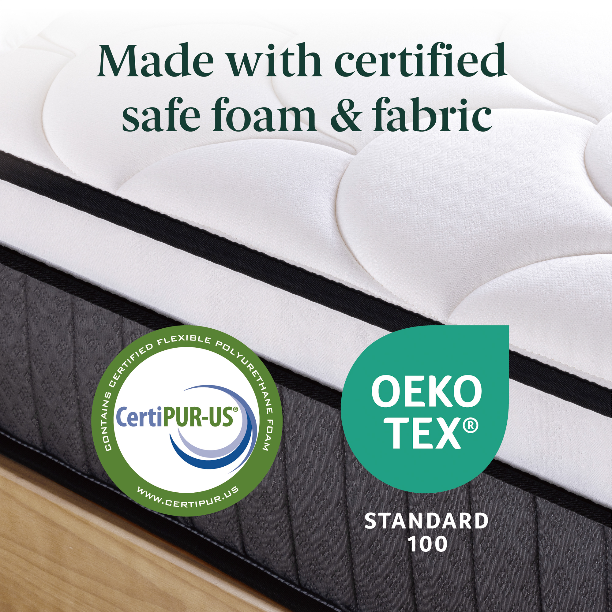 Zinus Queen Double King Single Mattress Euro top Pocket Spring Medium Firm Foam - Picture 6 of 41