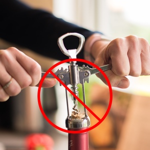 NO MORE RIPPED OR BROKEN CORKS