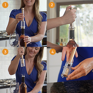 IT'S AS QUICK AND EASY AS PUSH, PUMP, and POP!