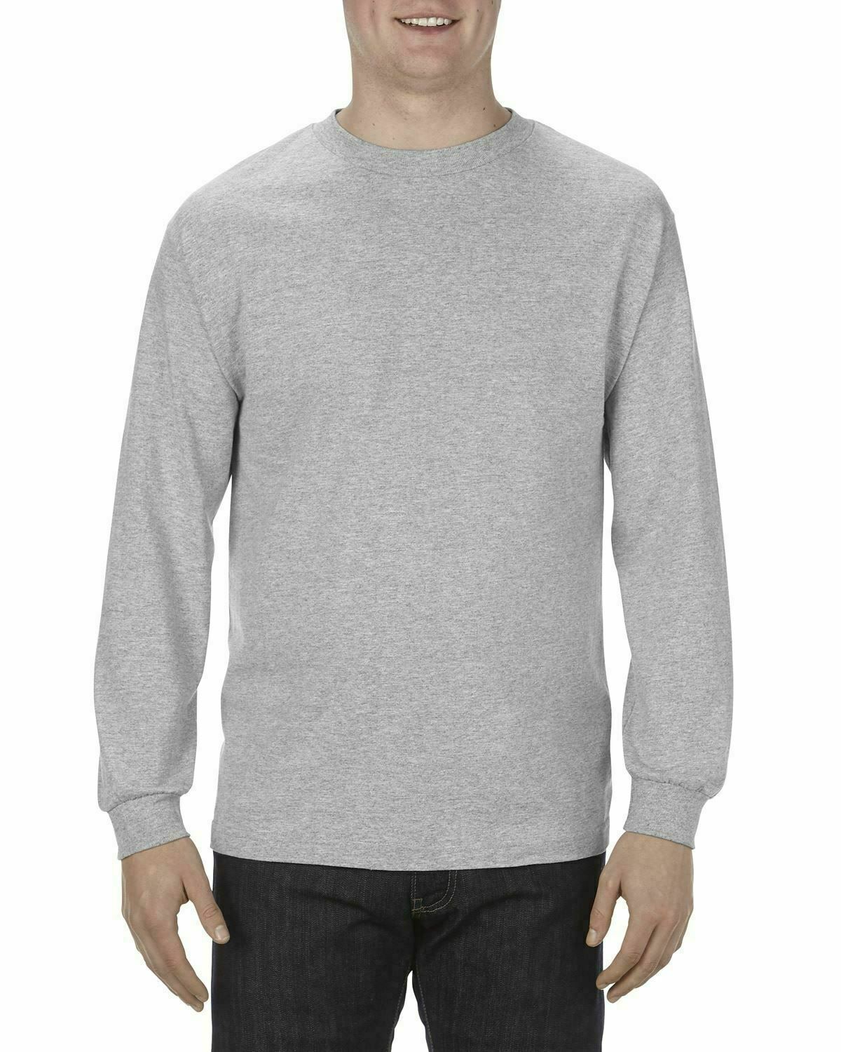 Alstyle AL1304 Adult 6.0 oz., 100% Cotton Long-Sleeve T-Shirt - Picture 7 of 44