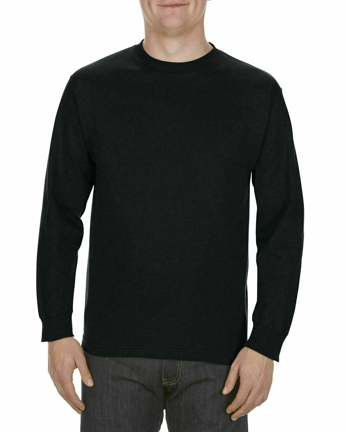 Alstyle AL1304 Adult 6.0 oz., 100% Cotton Long-Sleeve T-Shirt - Picture 9 of 44