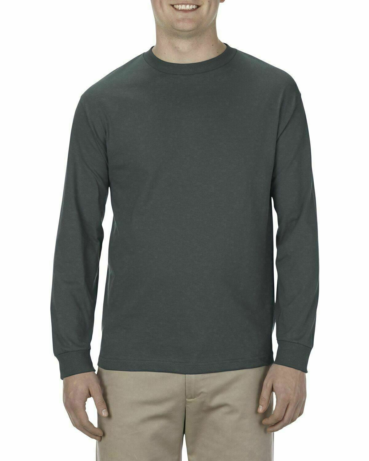Alstyle AL1304 Adult 6.0 oz., 100% Cotton Long-Sleeve T-Shirt - Picture 17 of 44