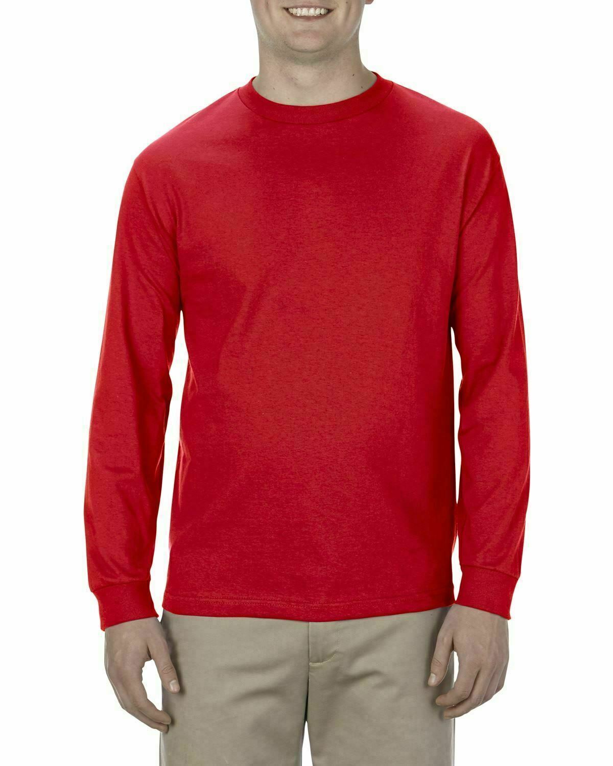 Alstyle AL1304 Adult 6.0 oz., 100% Cotton Long-Sleeve T-Shirt - Picture 35 of 44