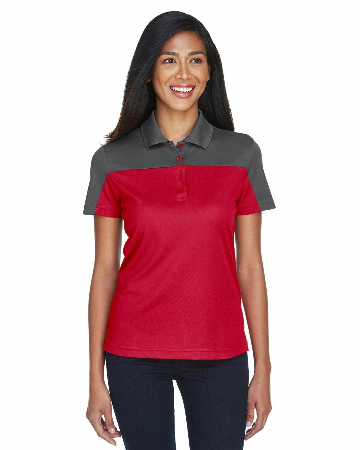 Ash City - Core 365 CE101W Ladies' Balance Colorblock Performance Piqué Polo - Picture 19 of 33