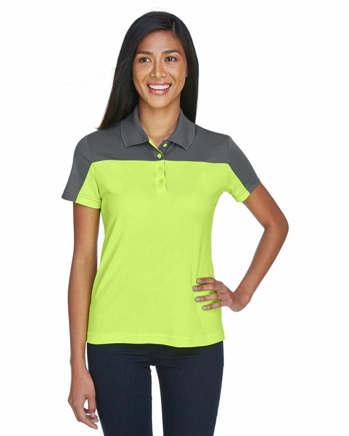 Ash City - Core 365 CE101W Ladies' Balance Colorblock Performance Piqué Polo - Picture 28 of 33