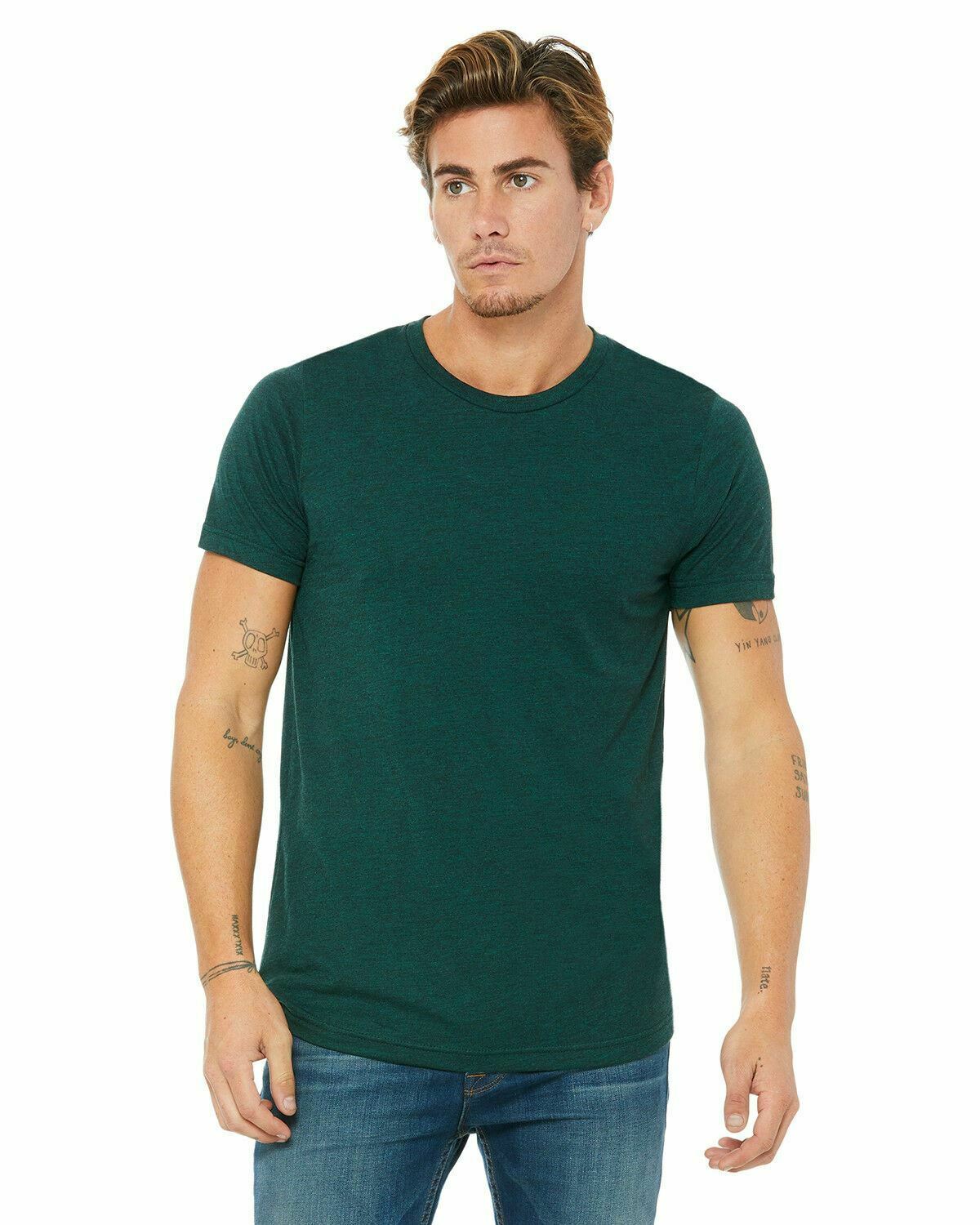 Bella + Canvas Unisex Triblend Short Sleeve Tee Crew Neck T-Shirt 3413 XS-3XL - Picture 26 of 103