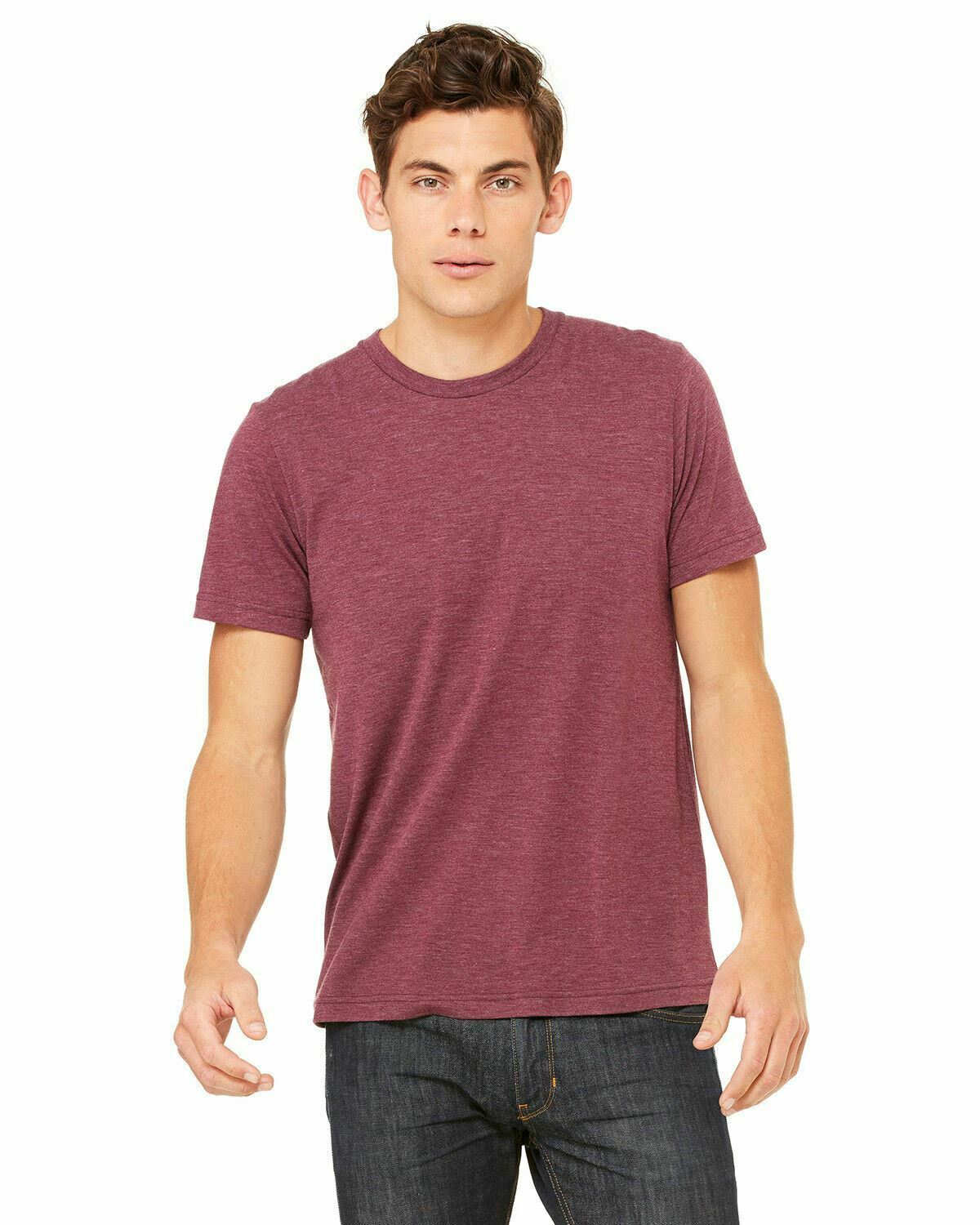 Bella + Canvas Unisex Triblend Short Sleeve Tee Crew Neck T-Shirt 3413 XS-3XL - Picture 41 of 103