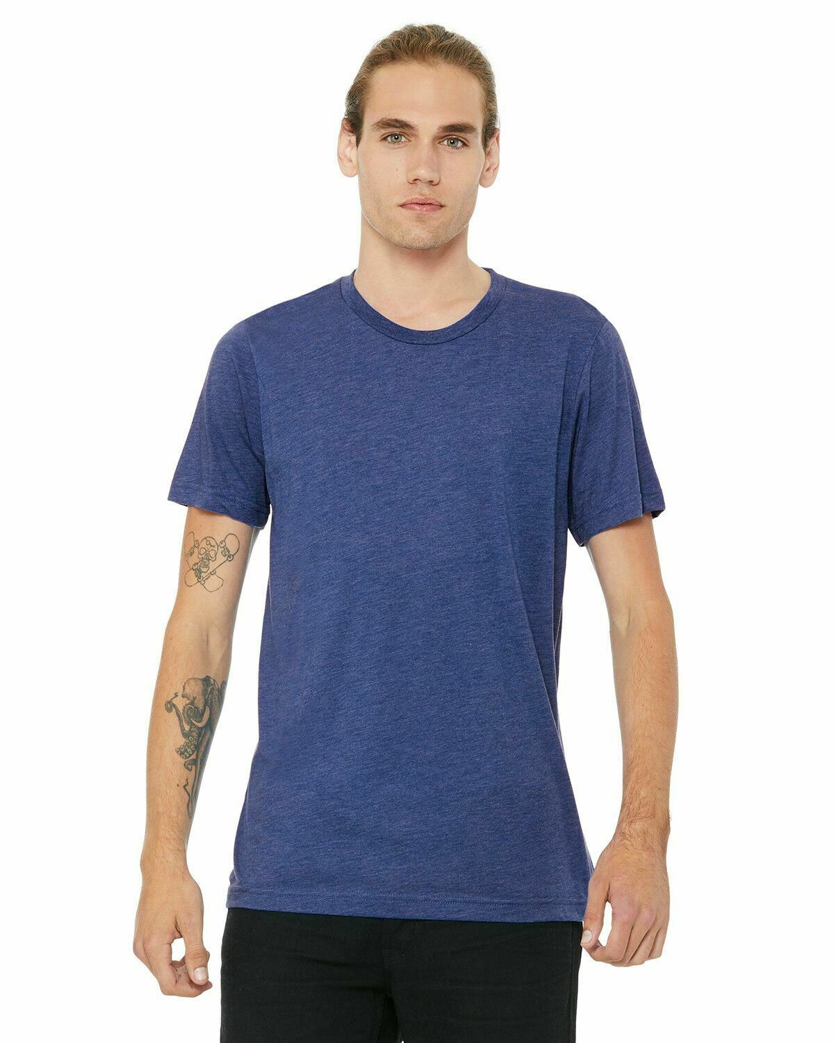 Bella + Canvas Unisex Triblend Short Sleeve Tee Crew Neck T-Shirt 3413 XS-3XL - Picture 95 of 103