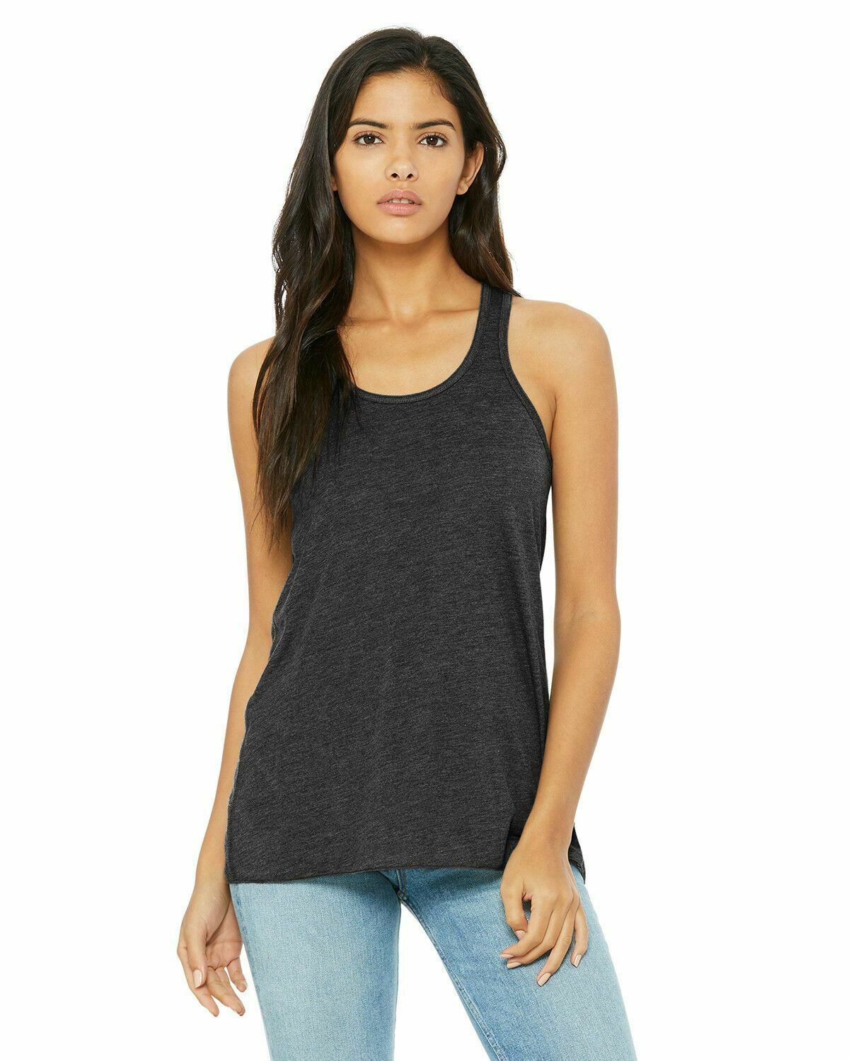 Bella Ladies Flowy Racerback Tank Top Women's XS, S, M, L, XL, 2XL 8800 B8800 - Picture 28 of 72
