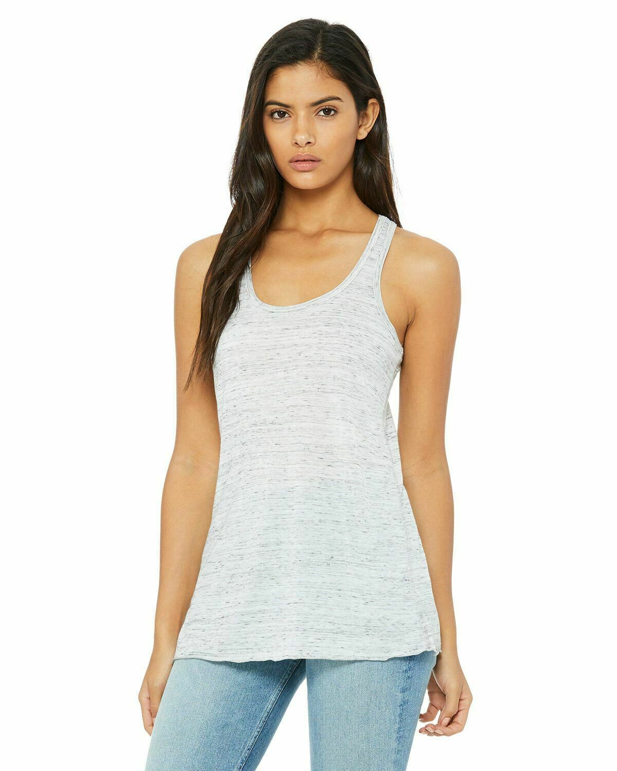 Bella Ladies Flowy Racerback Tank Top Women's XS, S, M, L, XL, 2XL 8800 B8800 - Picture 70 of 72