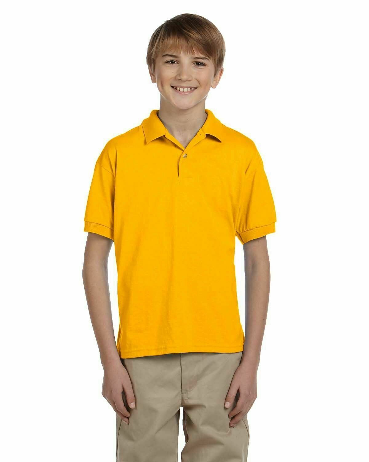GILDAN DRYBLEND YOUTH POLO SPORT SHIRT JERSEY 8800B SIZES S-L 15 COLORS - Picture 14 of 46