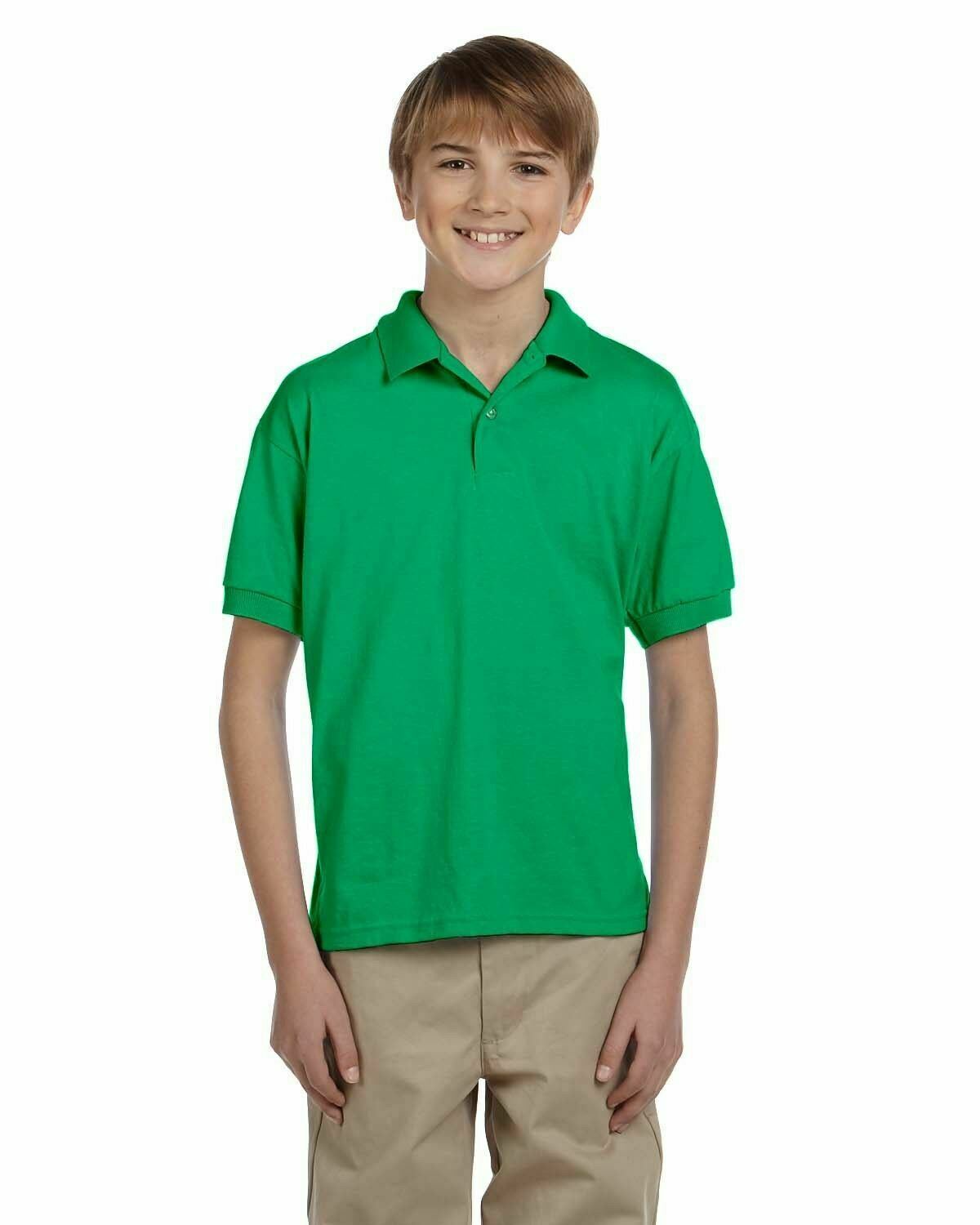 GILDAN DRYBLEND YOUTH POLO SPORT SHIRT JERSEY 8800B SIZES S-L 15 COLORS - Picture 17 of 46