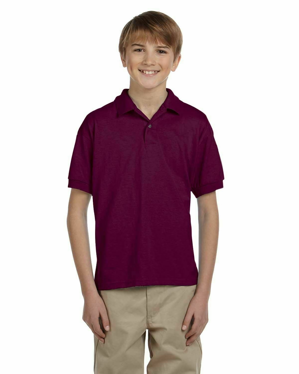 GILDAN DRYBLEND YOUTH POLO SPORT SHIRT JERSEY 8800B SIZES S-L 15 COLORS - Picture 23 of 46