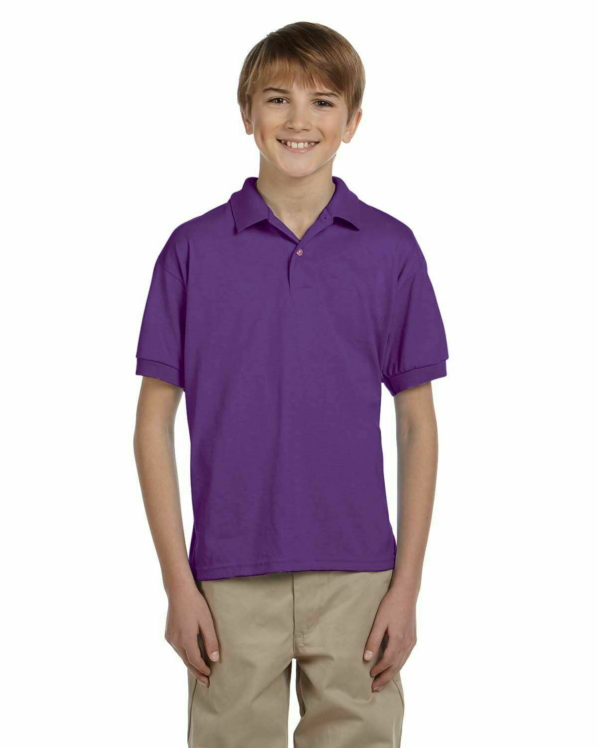 GILDAN DRYBLEND YOUTH POLO SPORT SHIRT JERSEY 8800B SIZES S-L 15 COLORS - Picture 29 of 46