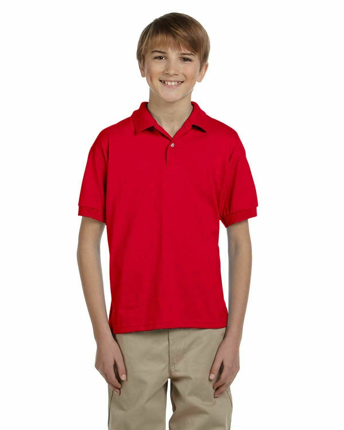 GILDAN DRYBLEND YOUTH POLO SPORT SHIRT JERSEY 8800B SIZES S-L 15 COLORS - Picture 32 of 46