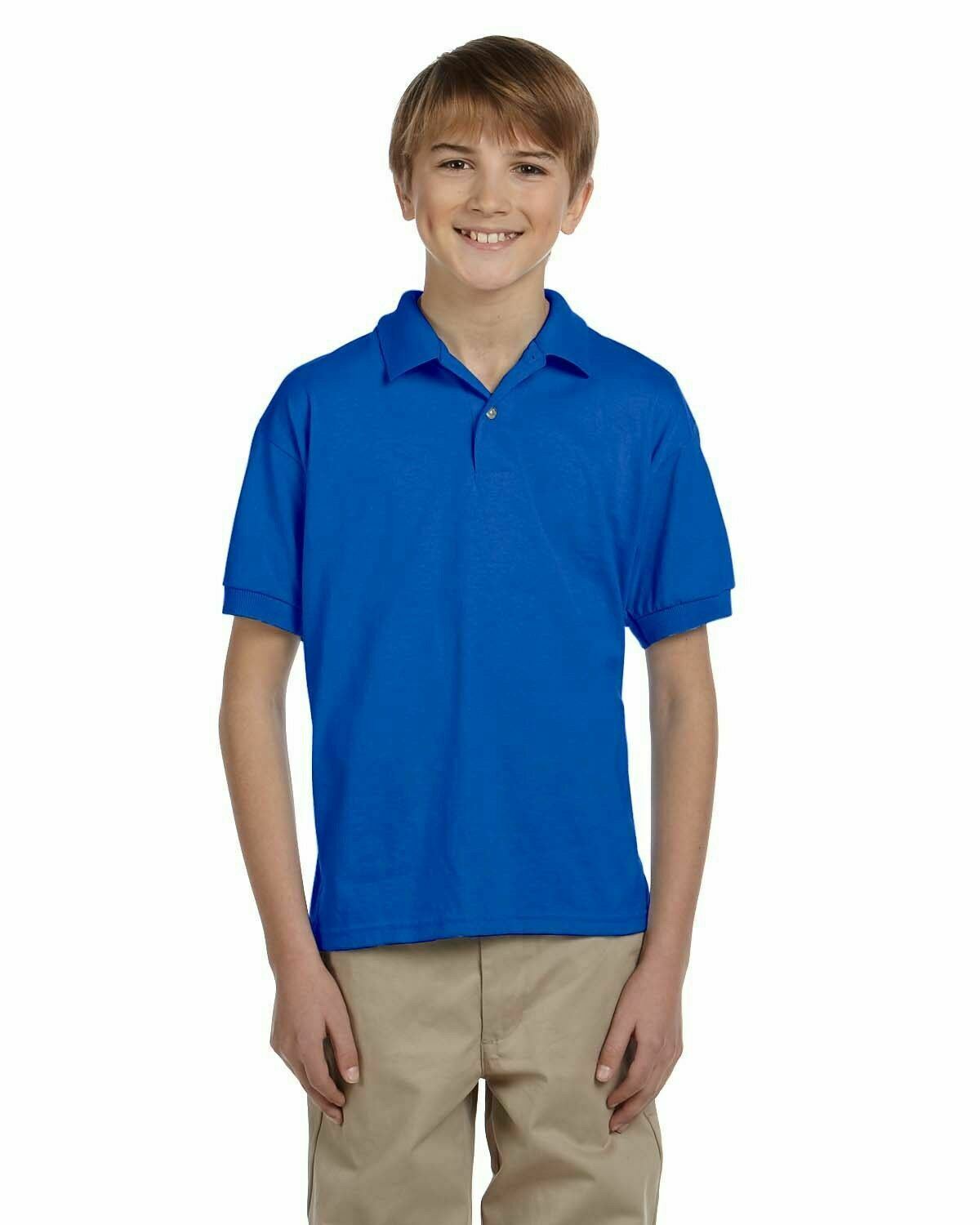 GILDAN DRYBLEND YOUTH POLO SPORT SHIRT JERSEY 8800B SIZES S-L 15 COLORS - Picture 35 of 46