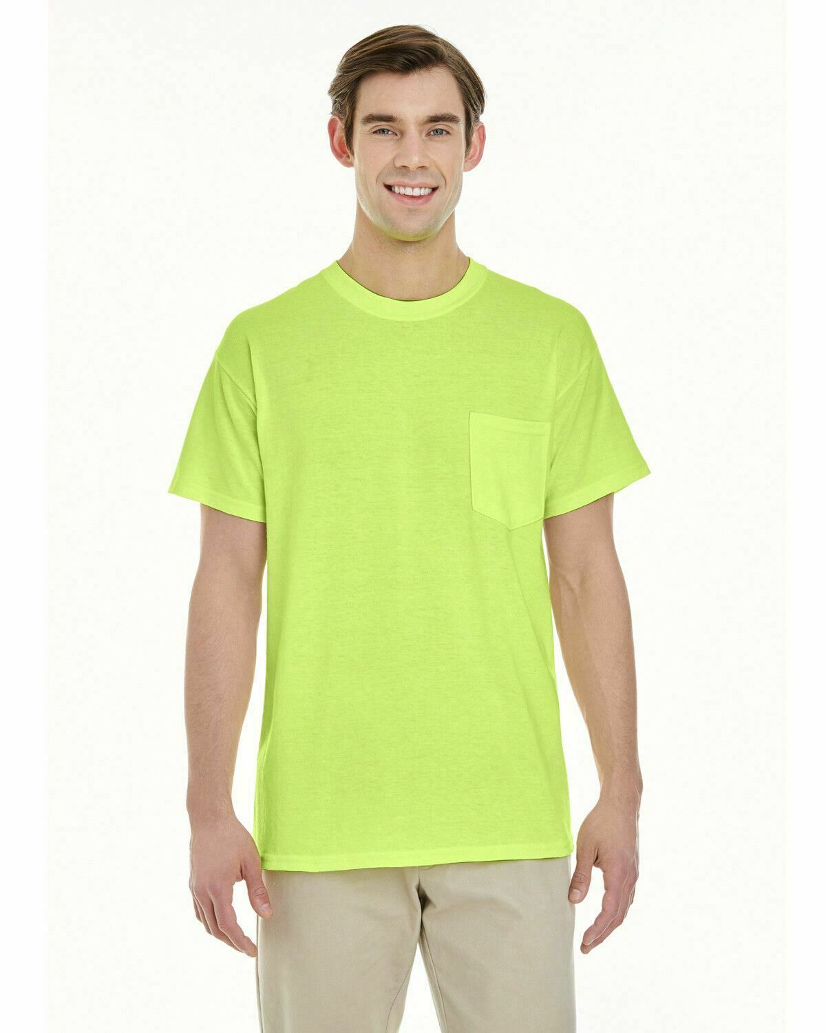 Gildan Men's Heavy Cotton T-Shirt With Pocket 5300 Choose Color S-3XL New - Picture 18 of 26