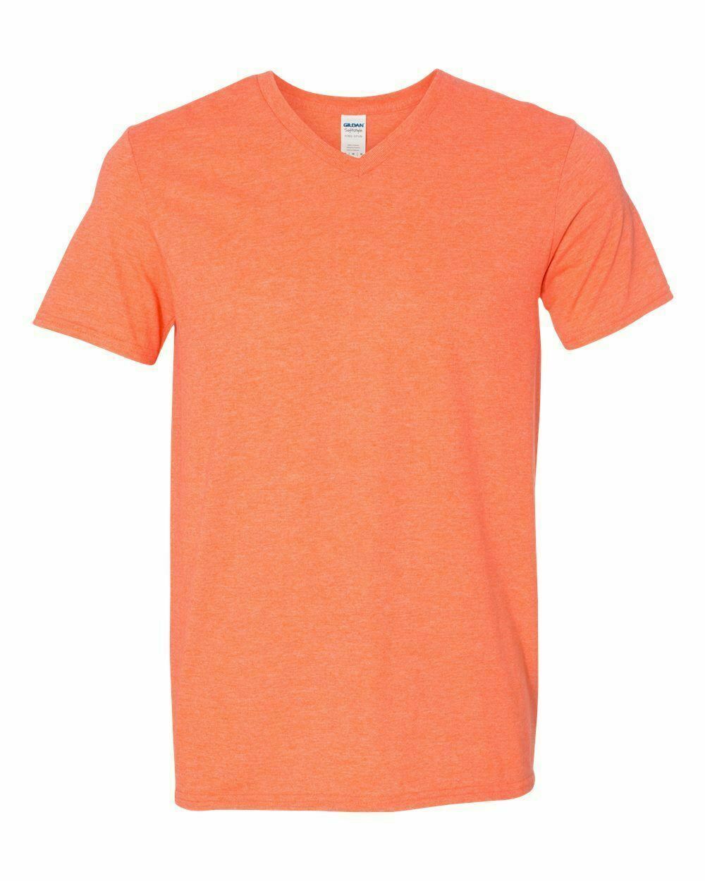 Gildan Mens Short Sleeve V Neck Softstyle Ring Spun T Shirt Blank S-3XL 64V00 - Picture 22 of 39