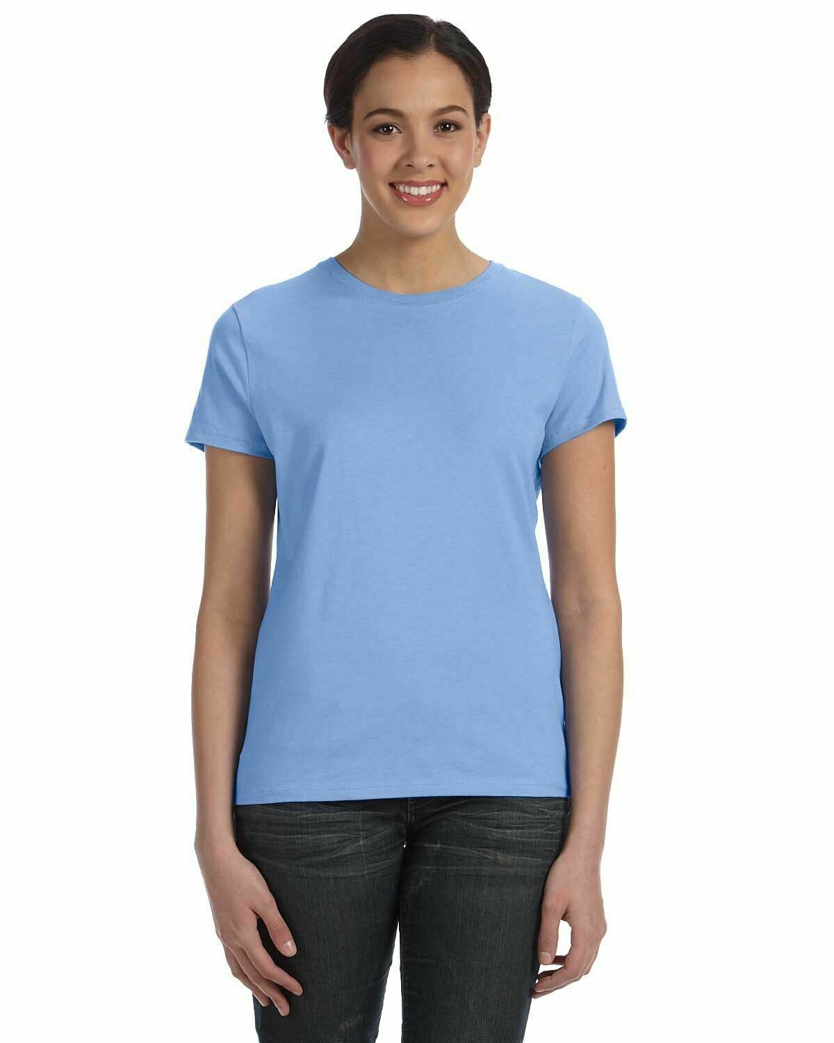 Hanes Ladies' 100% Ringspun Cotton nano-T® T-Shirt Tee S-2XL SL04 - Picture 37 of 54