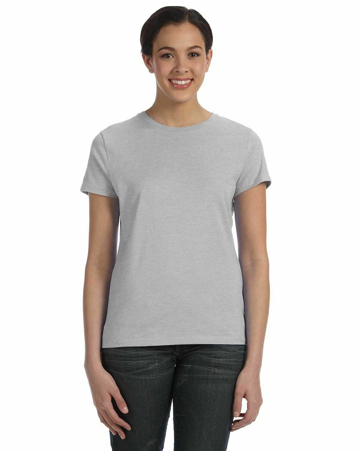 Hanes Ladies' 100% Ringspun Cotton nano-T® T-Shirt Tee S-2XL SL04 - Picture 40 of 54