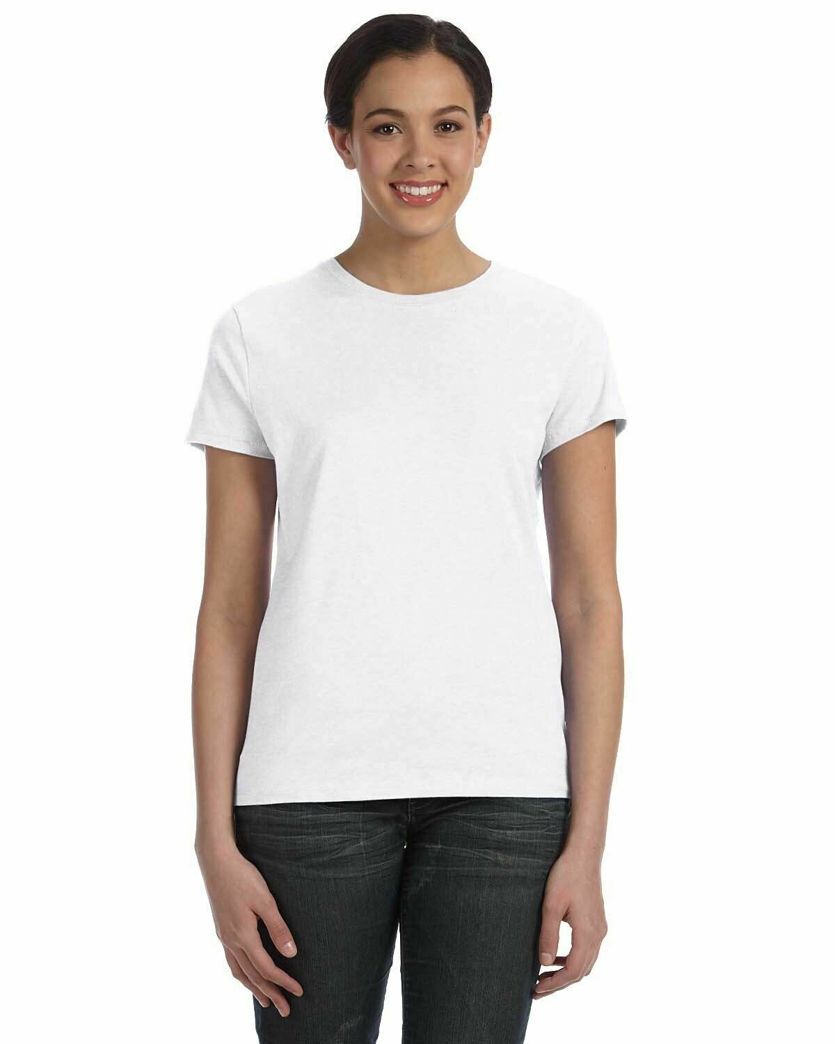 Hanes Ladies' 100% Ringspun Cotton nano-T® T-Shirt Tee S-2XL SL04 - Picture 49 of 54
