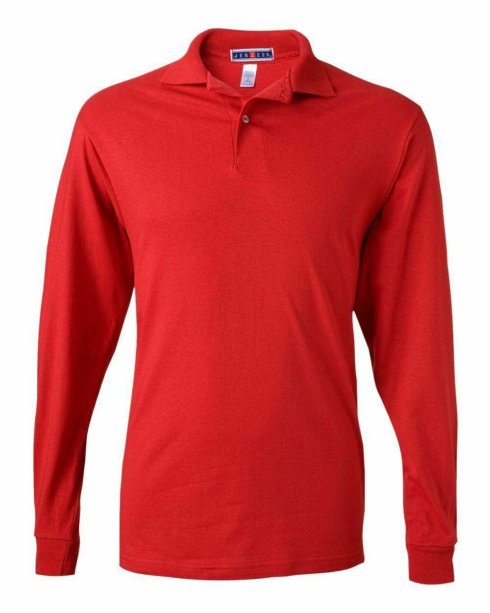 Jerzees Men's 50/50 Long-Sleeve Jersey Polo with SpotShield 437ML S-2XL Polos - Picture 19 of 24