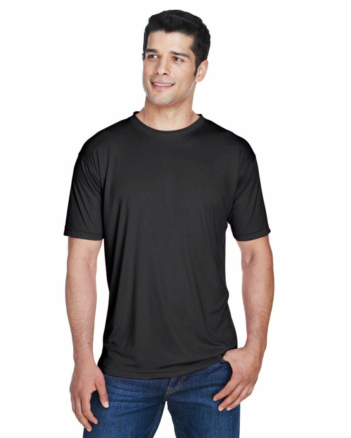 NUEVA Camiseta Para Hombre Absorbe la Humedad Camiseta Rendimiento 30 Colores S-6XL 8420 - Imagen 6 de 74