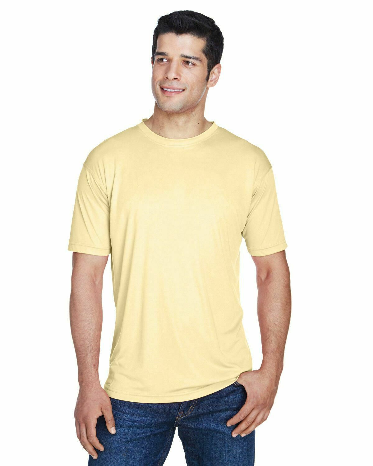 NUEVA Camiseta Para Hombre Absorbe la Humedad Camiseta Rendimiento 30 Colores S-6XL 8420 - Imagen 15 de 74