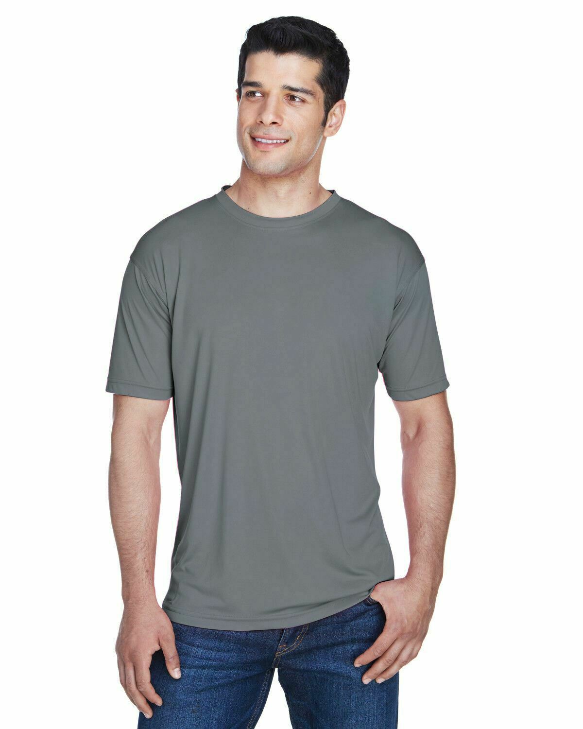 NUEVA Camiseta Para Hombre Absorbe la Humedad Camiseta Rendimiento 30 Colores S-6XL 8420 - Imagen 21 de 74