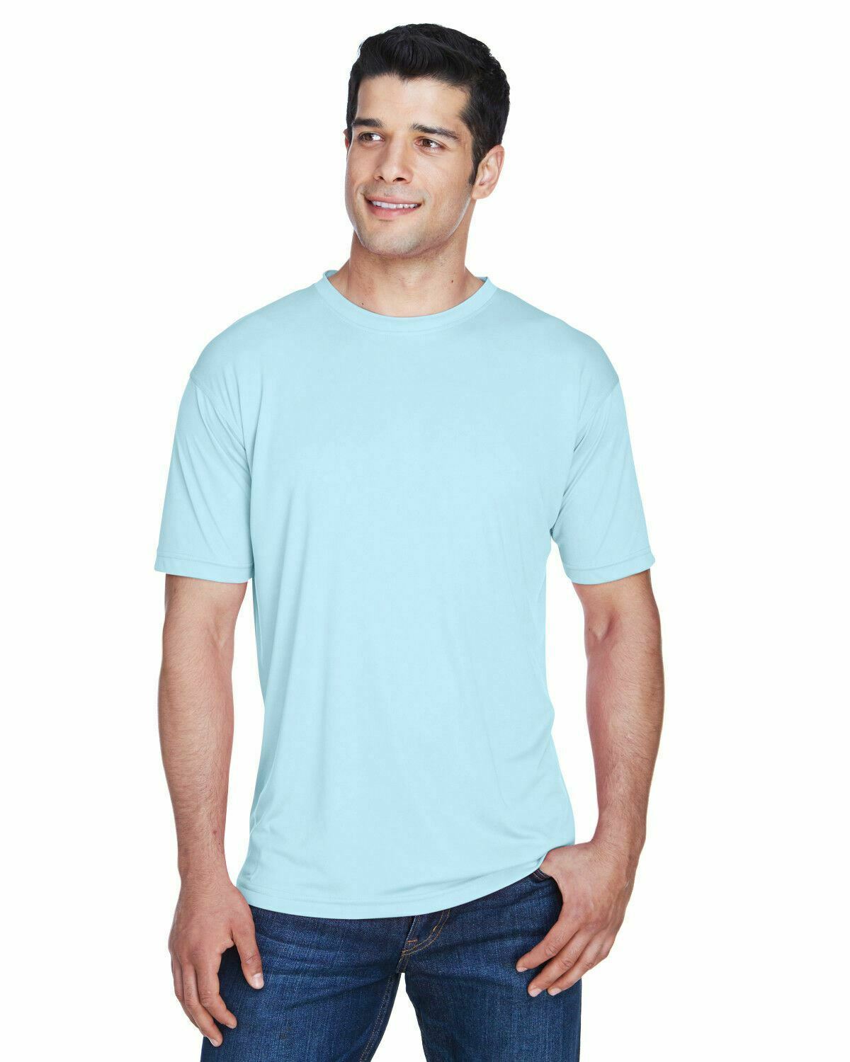 NUEVA Camiseta Para Hombre Absorbe la Humedad Camiseta Rendimiento 30 Colores S-6XL 8420 - Imagen 30 de 74