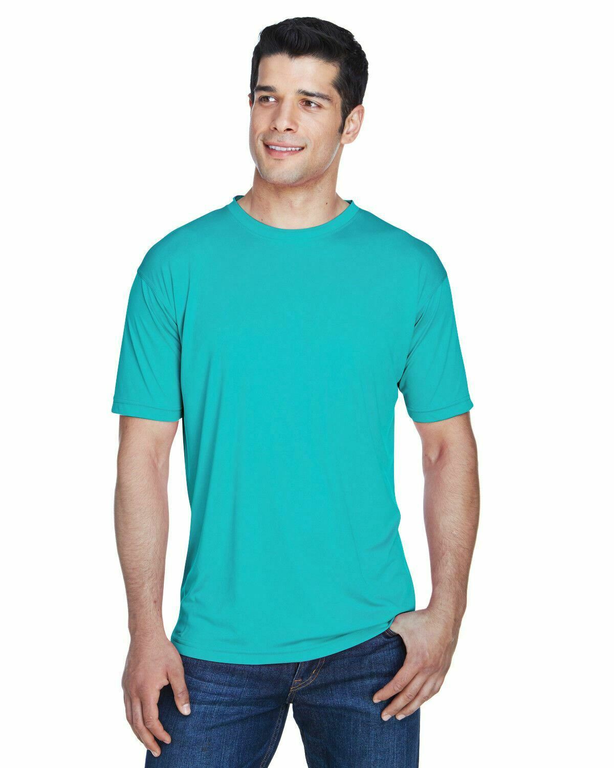 NUEVA Camiseta Para Hombre Absorbe la Humedad Camiseta Rendimiento 30 Colores S-6XL 8420 - Imagen 36 de 74