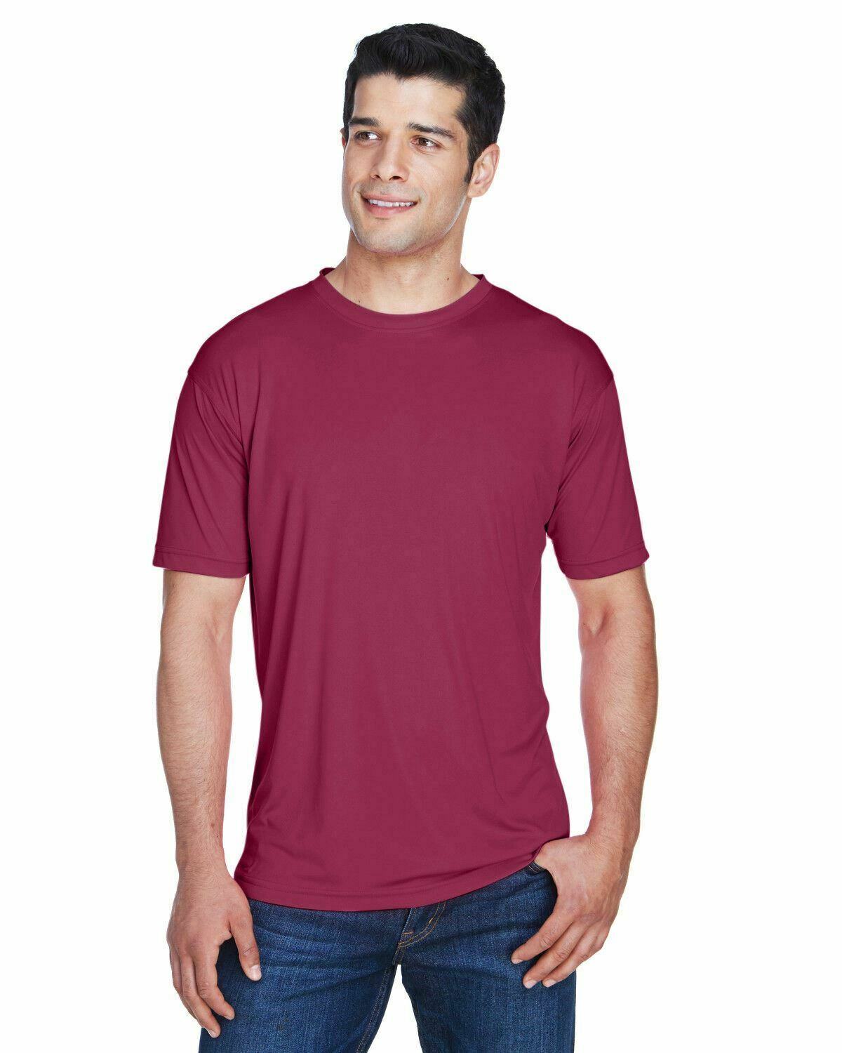 NUEVA Camiseta Para Hombre Absorbe la Humedad Camiseta Rendimiento 30 Colores S-6XL 8420 - Imagen 45 de 74