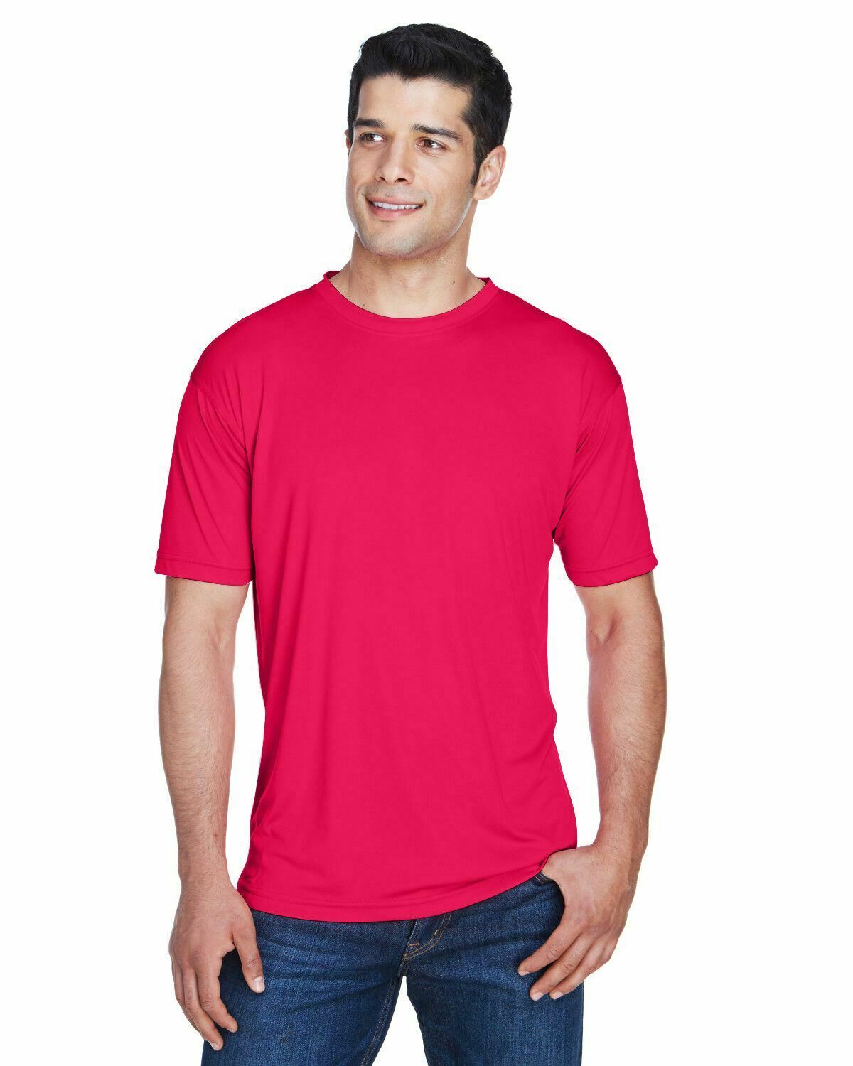 NUEVA Camiseta Para Hombre Absorbe la Humedad Camiseta Rendimiento 30 Colores S-6XL 8420 - Imagen 63 de 74