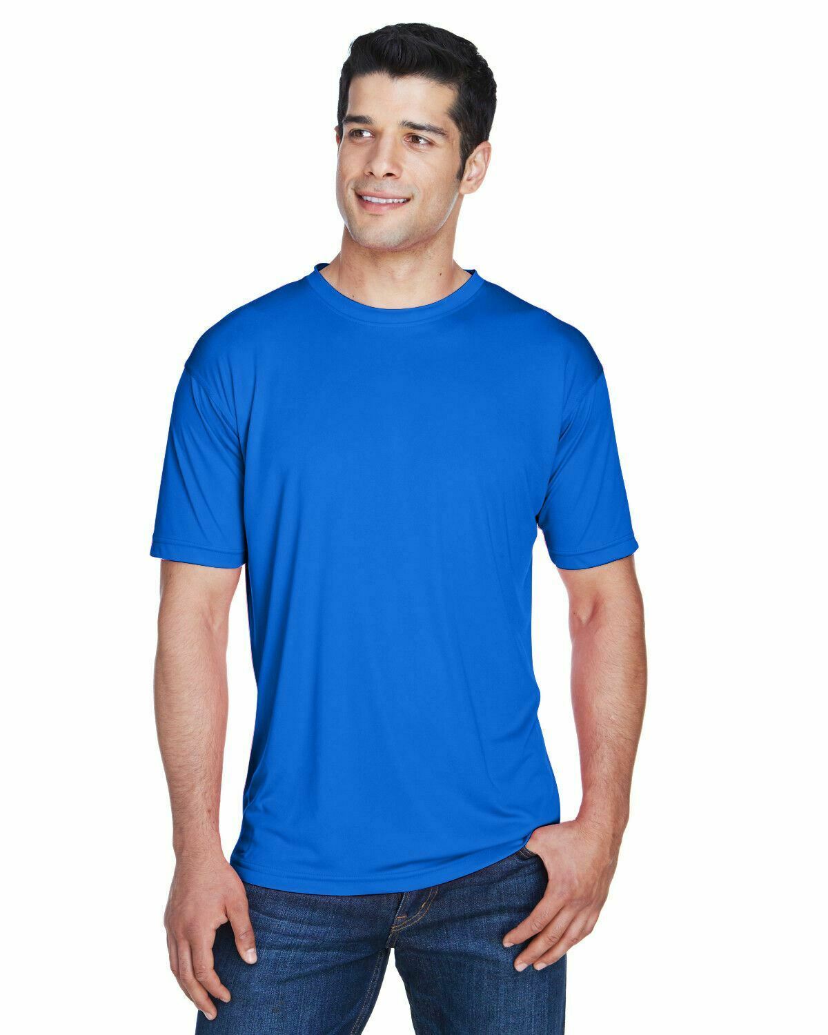 NUEVA Camiseta Para Hombre Absorbe la Humedad Camiseta Rendimiento 30 Colores S-6XL 8420 - Imagen 66 de 74
