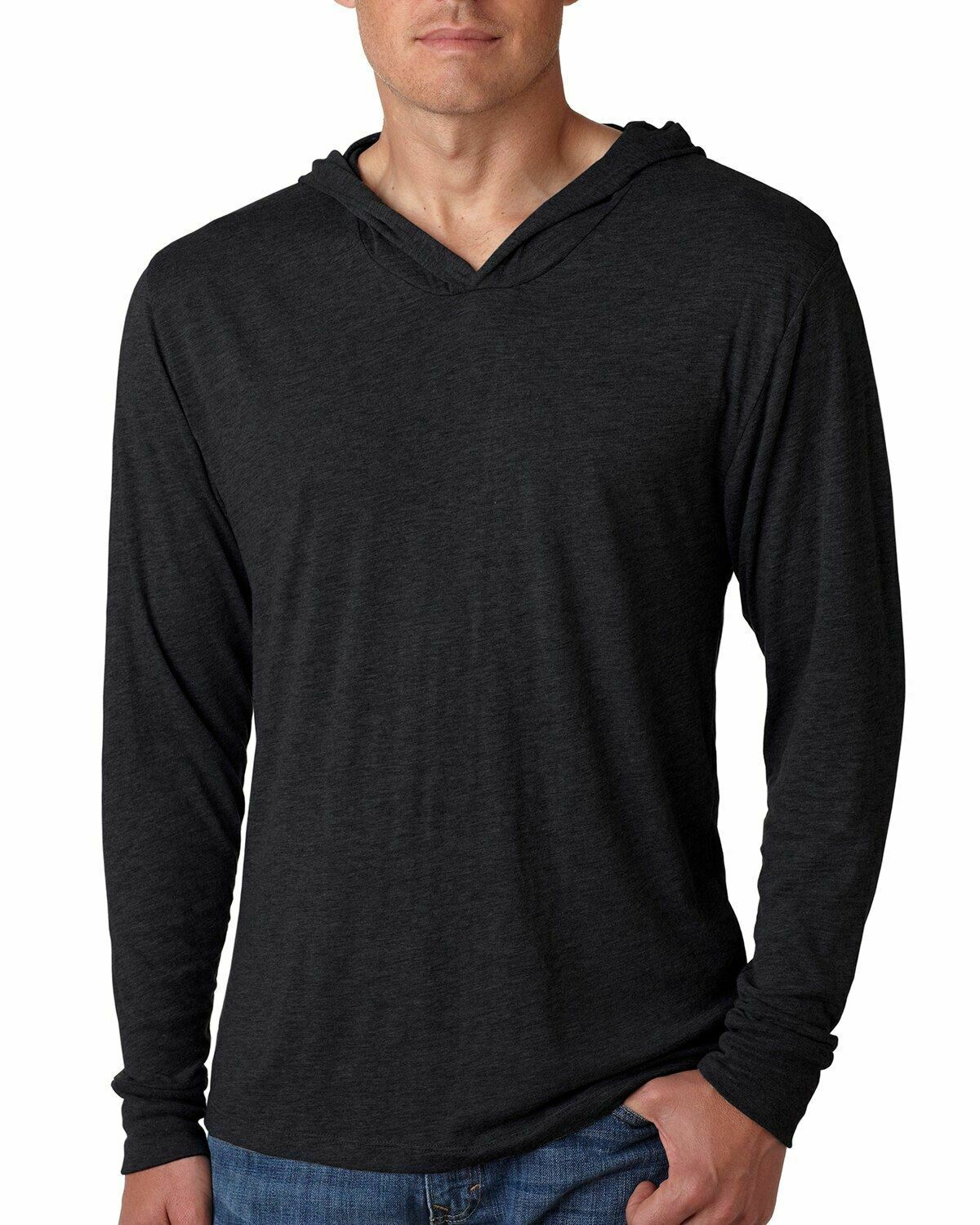Next Level Hombre Premium Triblend Manga Larga Camiseta Sudadera con Capucha N6021 Elige Tallas - Imagen 16 de 18