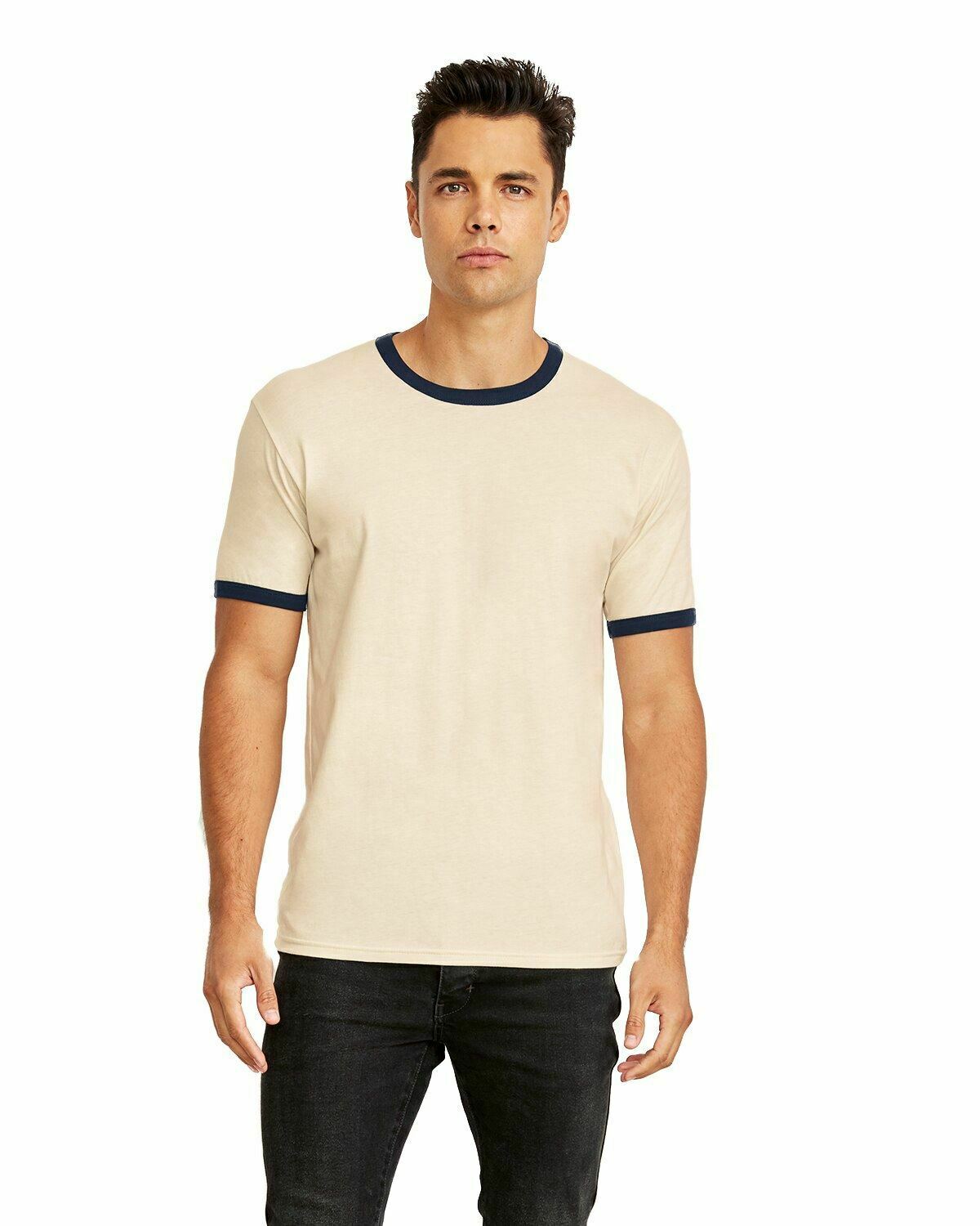 【SIENNE】People Ringer T-shirt★追跡可★ People Ringer T-shirt (Melange Gray) - 시엔느