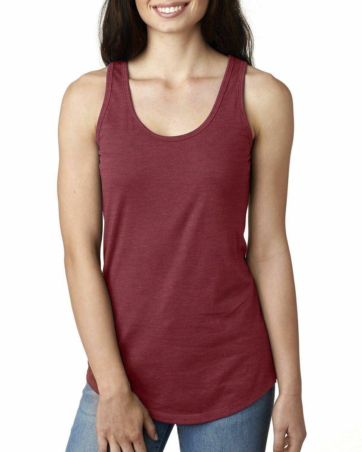 Next Level Women's Ideal Racerback Tank Top N1533 Ladies XS-XXL - Picture 23 of 95