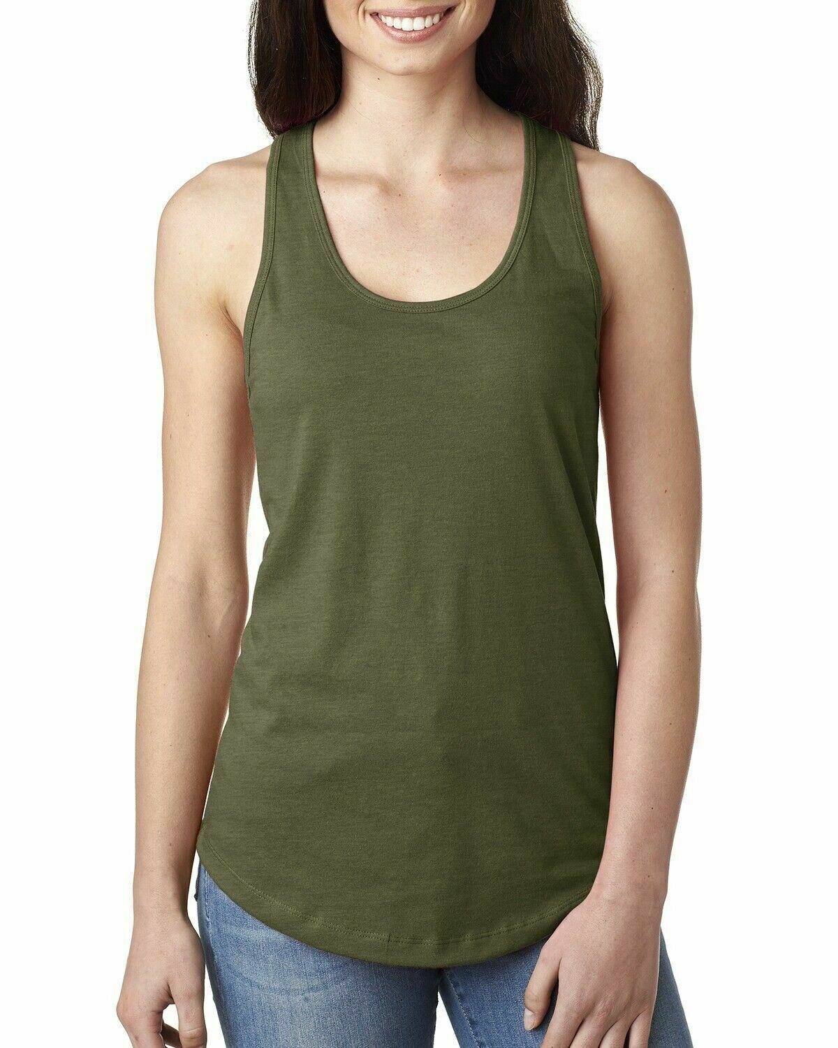 Next Level Women's Ideal Racerback Tank Top N1533 Ladies XS-XXL - Picture 56 of 95