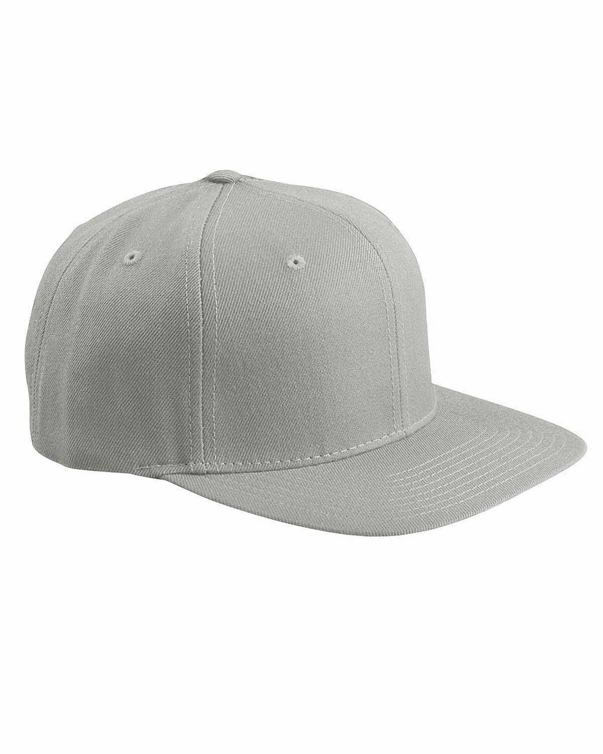 Yupoong 6-Panel Visor plano estructurado Classic Snapback Cap Plain Hat NUEVO 6089 - Imagen 27 de 30