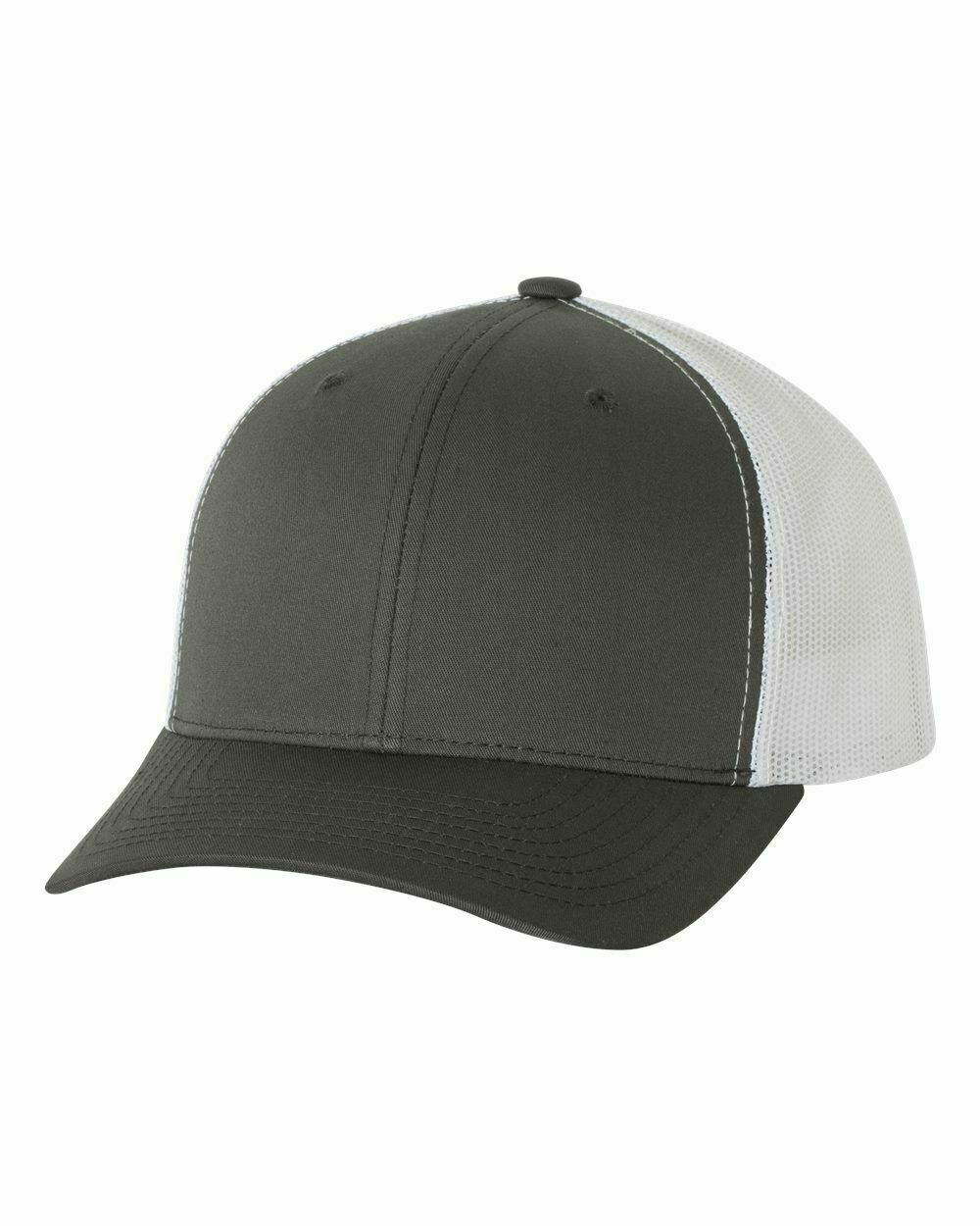 Yupoong Blank Retro Classic Cotton Mesh Trucker Cap Snapback Hat 6606 NEW - Picture 14 of 44