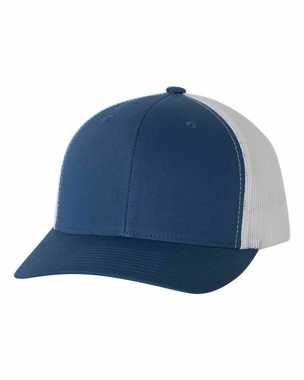 Yupoong Blank Retro Classic Cotton Mesh Trucker Cap Snapback Hat 6606 NEW - Picture 39 of 44