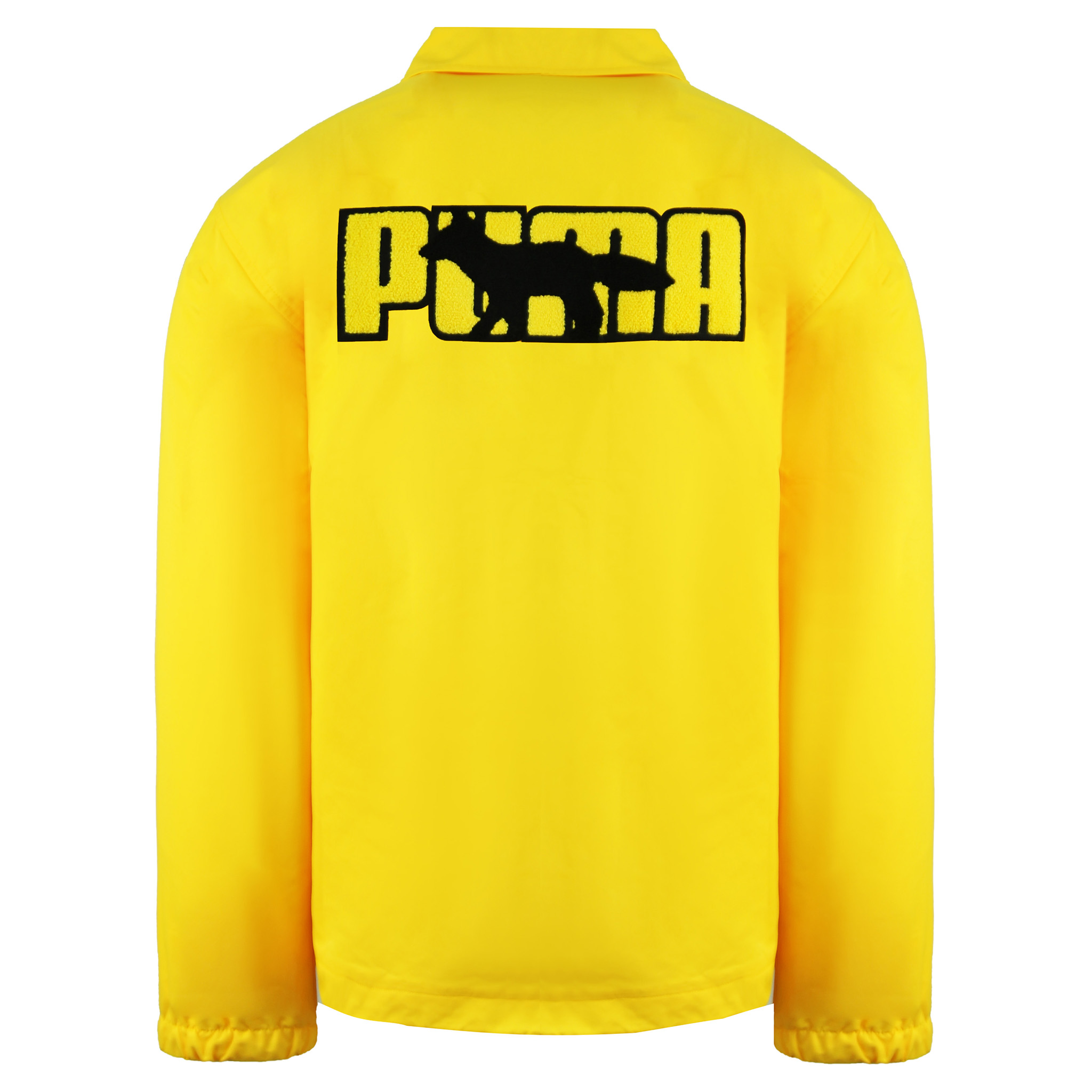 Puma x Maison Kitsune Mens Yellow Coach Jacket | eBay